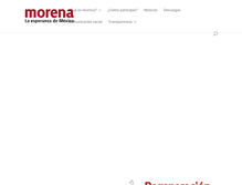 Tablet Screenshot of morenaveracruz.org